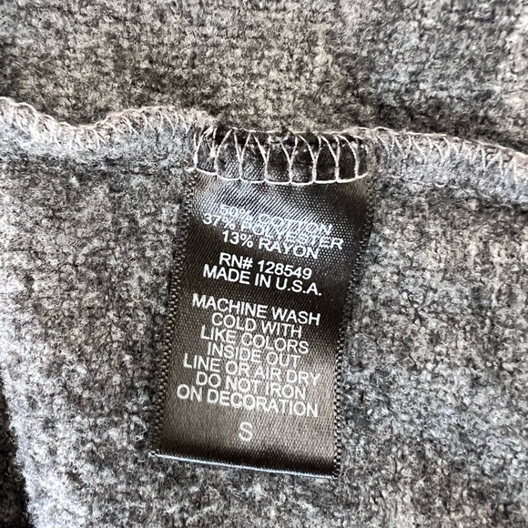 Aviator Nation 5 Stripe Hoodie in Charcoal - Small - Picture 7 of 8